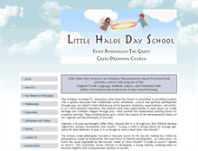 Tablet Screenshot of littlehalospreschool.org